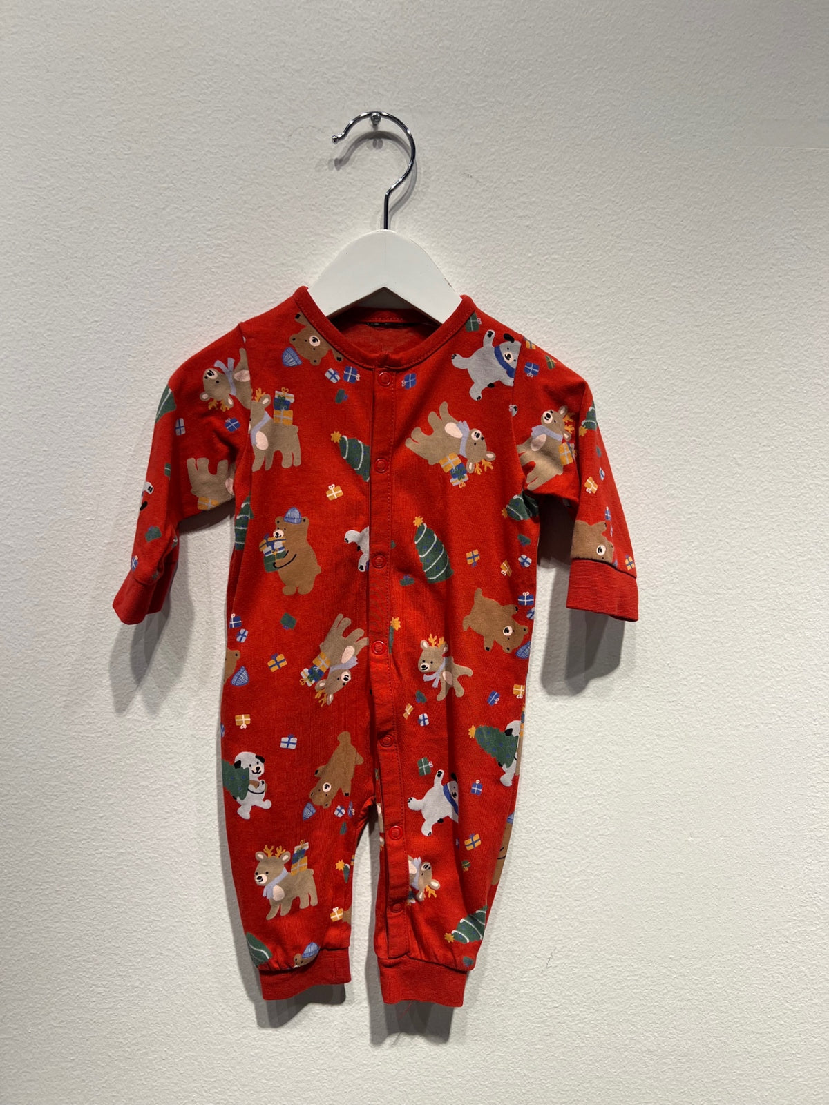 H&M Julpyjamas 56 Röd