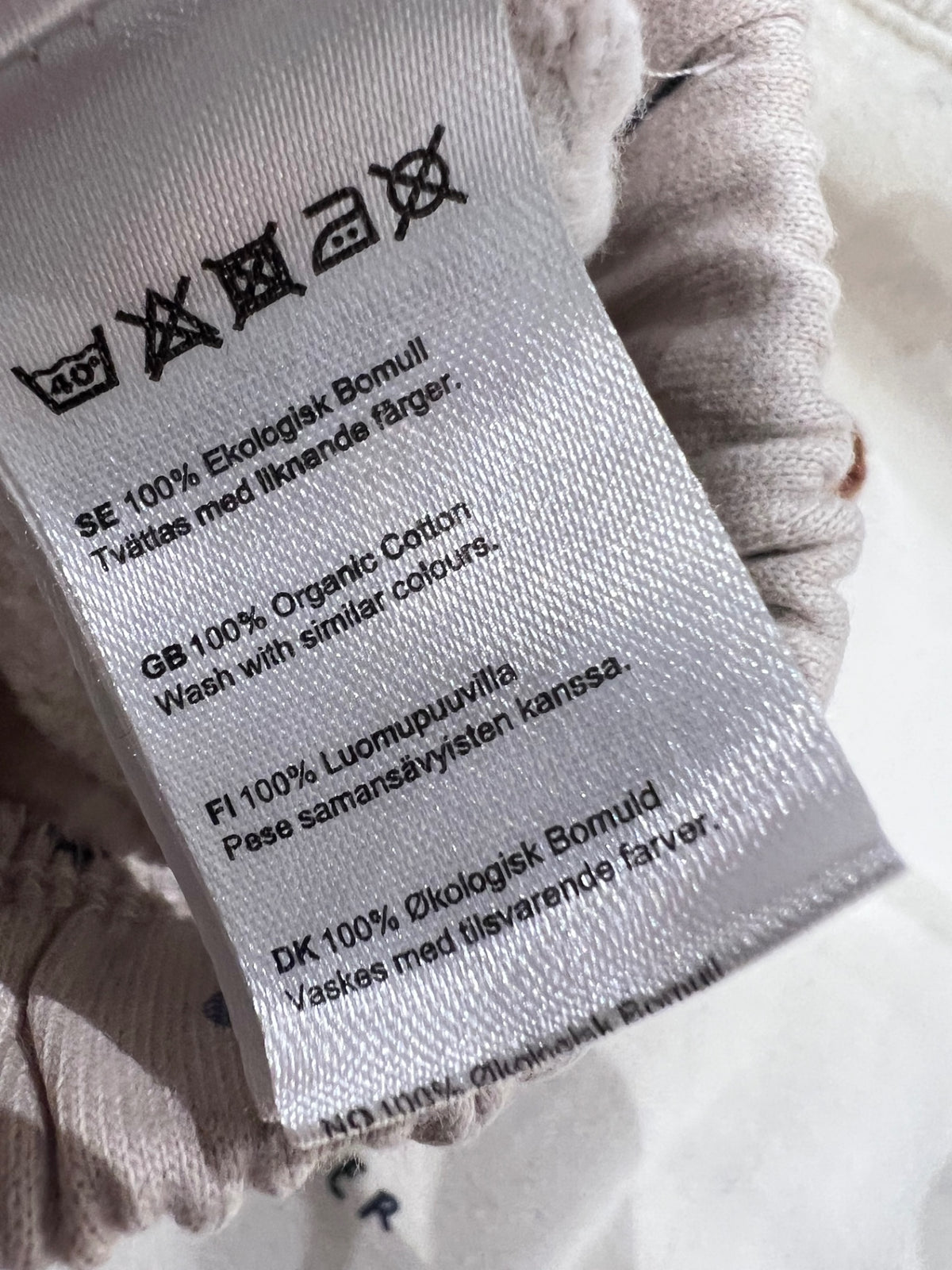 BEBE Mjukisbyxor 80 Beige med blåbär