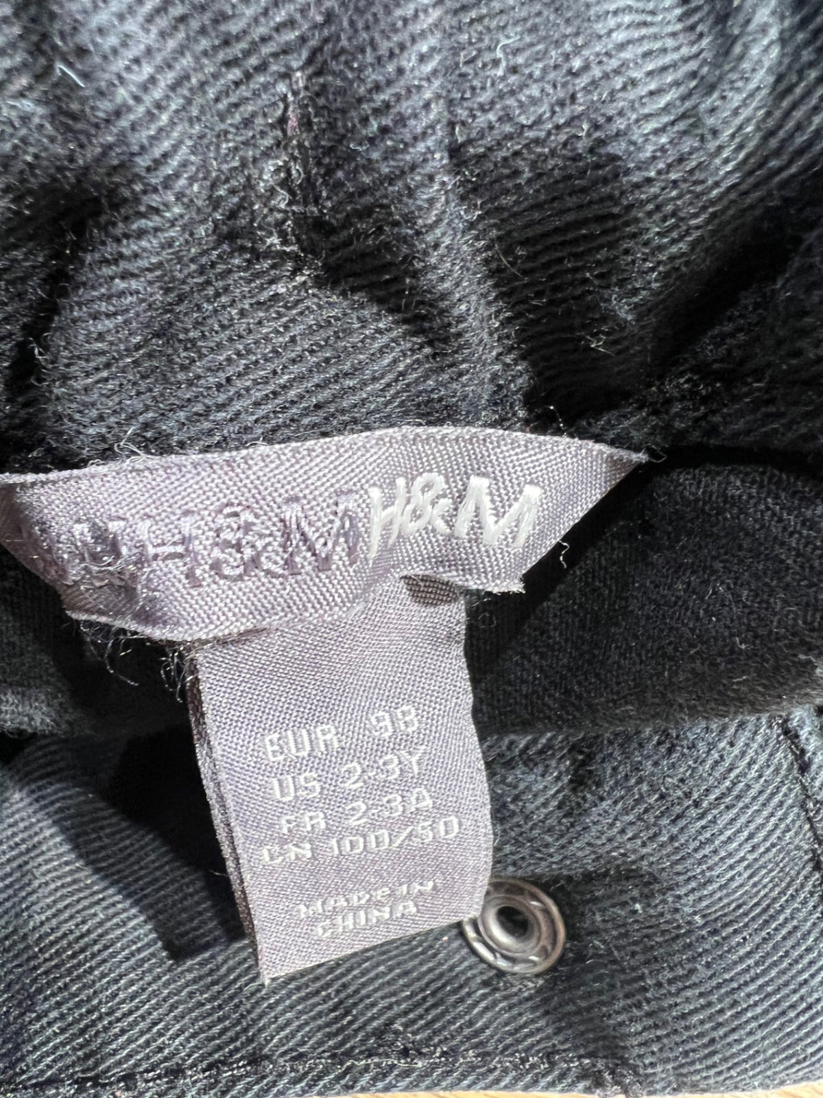 H&M Jeans 98 Svart
