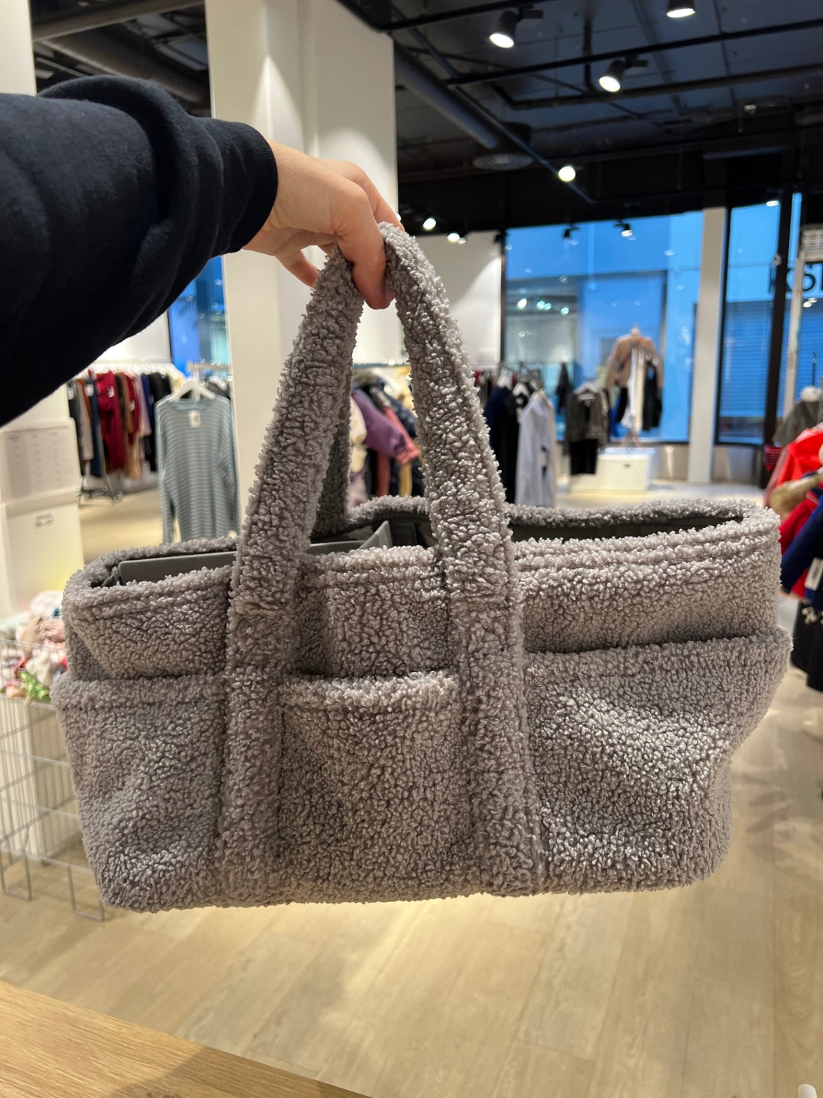 H&M Skötväska Grå 43x30x20cm