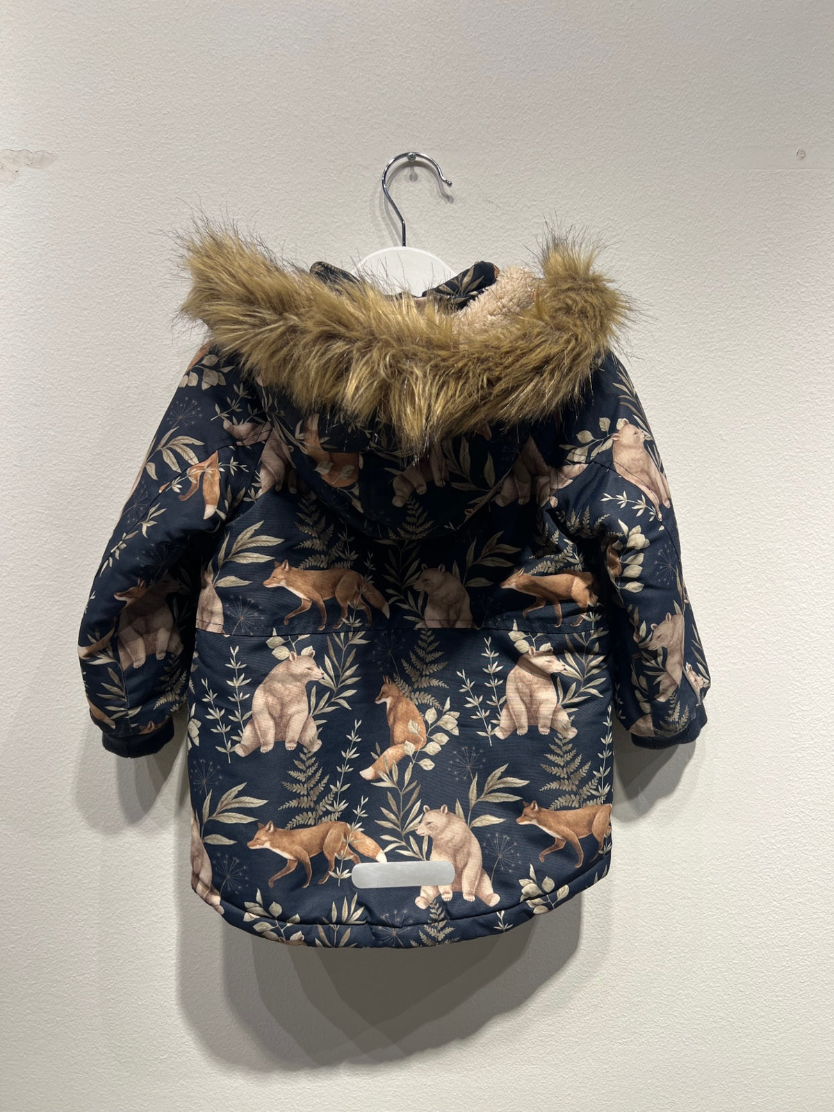 Newbie Vinterjacka 86 Mörkblå/Björn