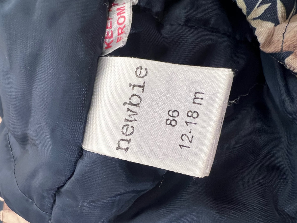 Newbie Vinterjacka 86 Mörkblå/Björn