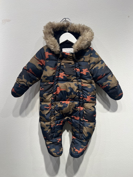 Primark Overall 62 Camomönster/pälskrage