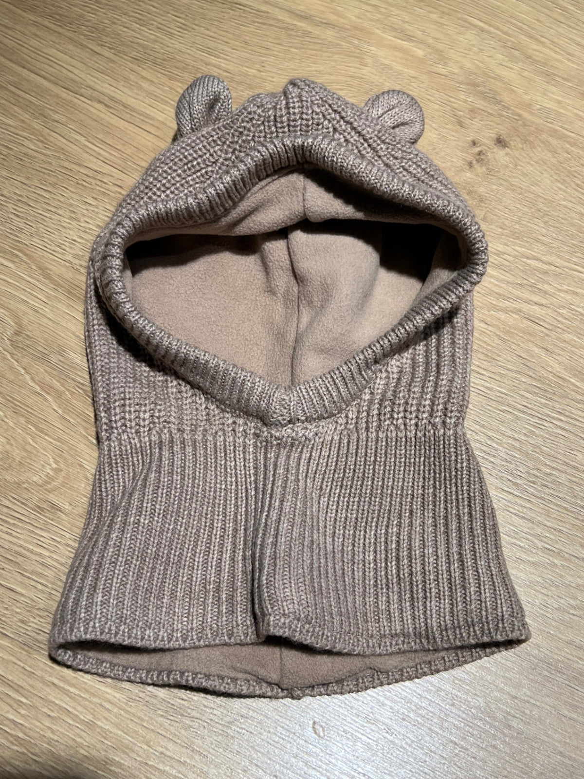 H&M Balaklava 74/80 Beige/Brun