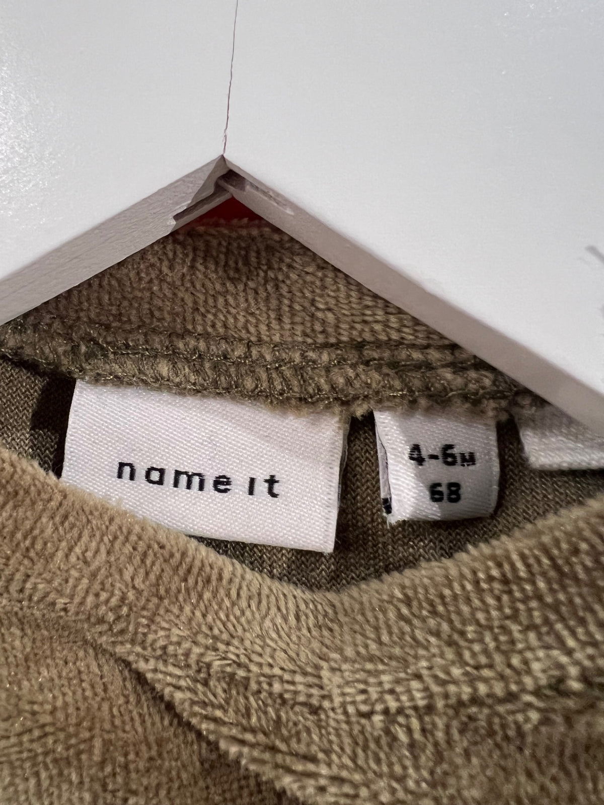 NameIt Sammetklänning 68 Grön