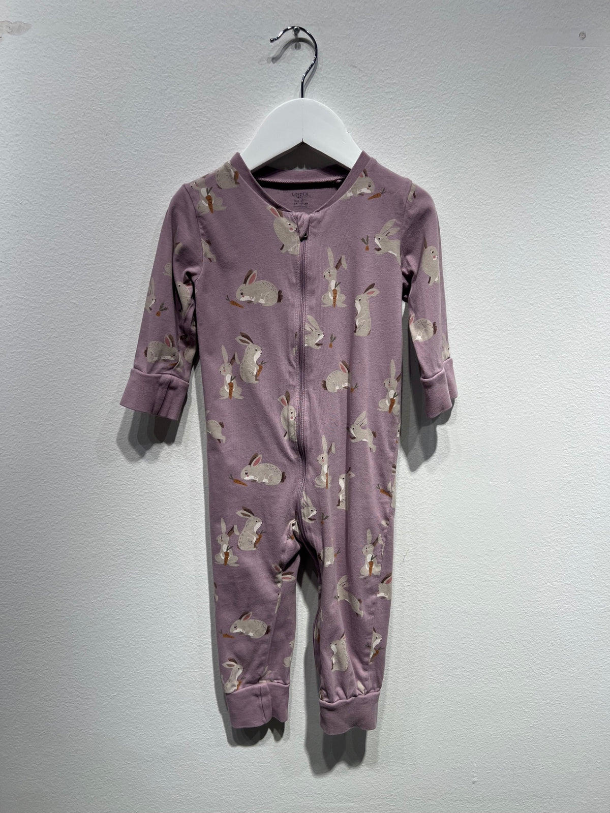 Lindex Pyjamas 80 Lila / Beige