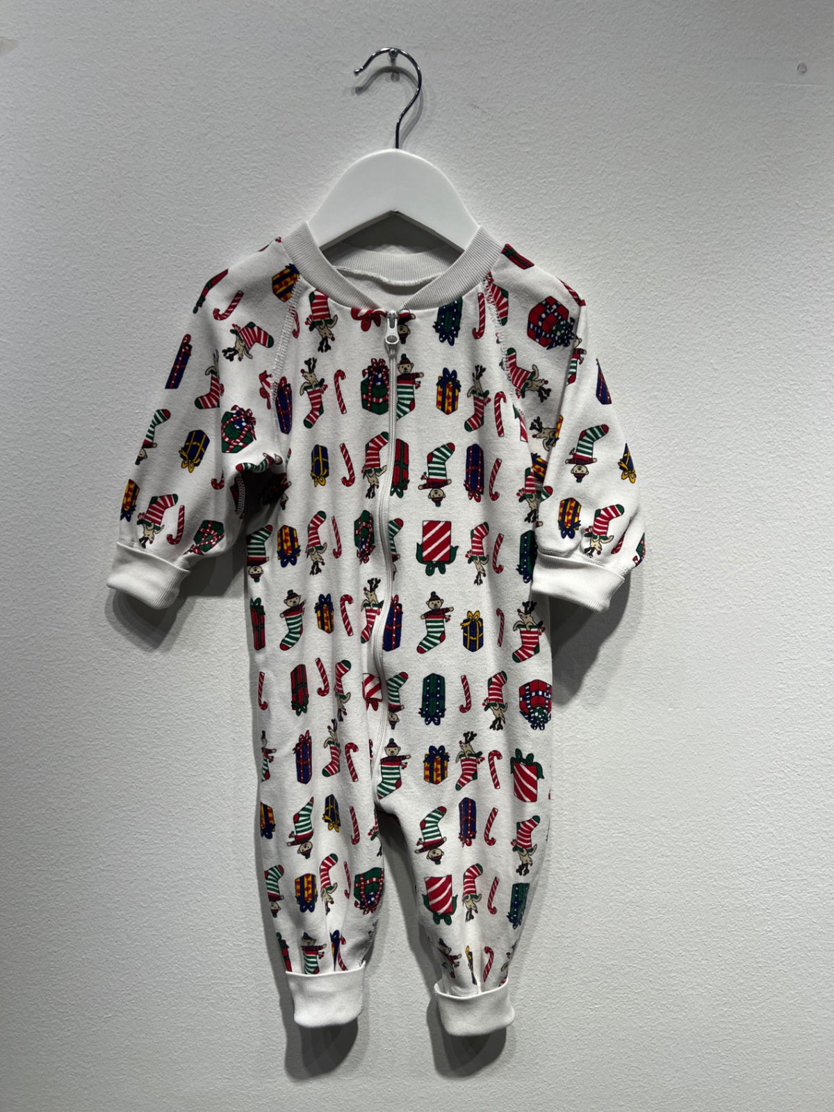 Pyjamas 80 Vit/julmotiv