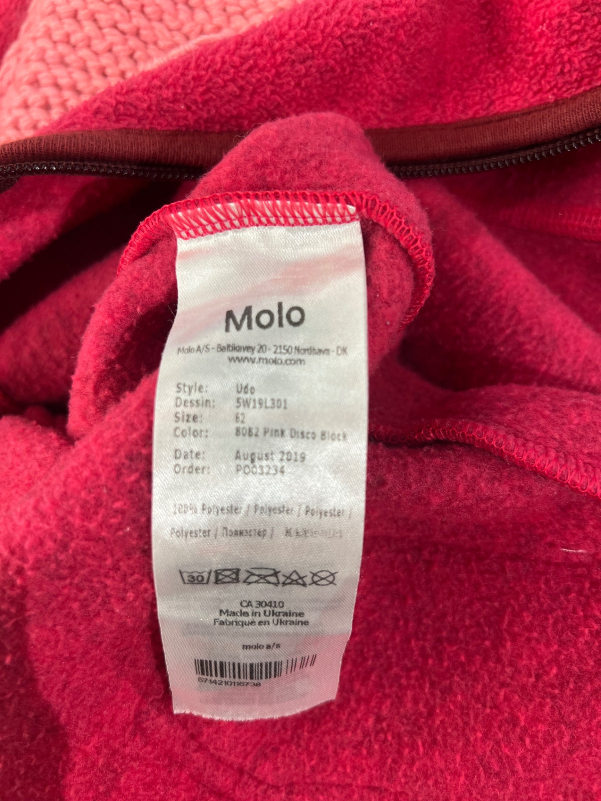 Fleeceoverall 62 Molo Rosa