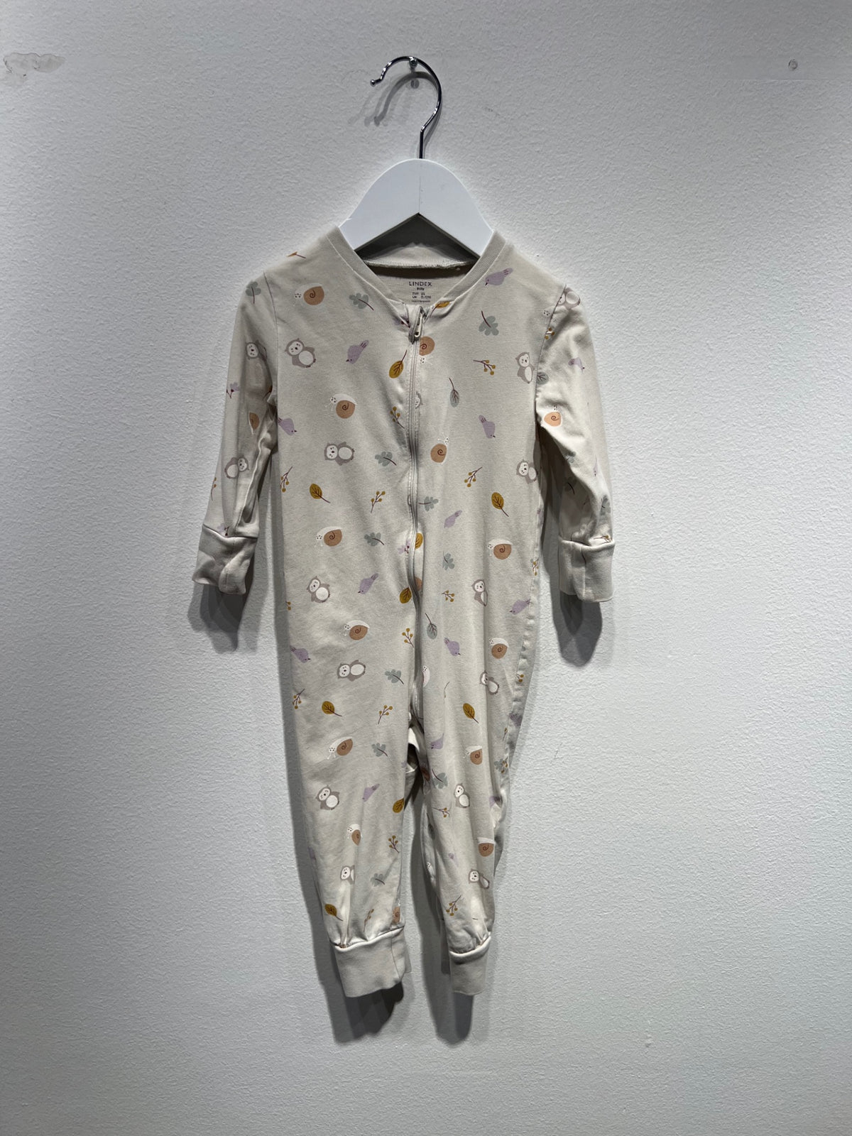 Lindex Pyjamas 80 Lila / Beige