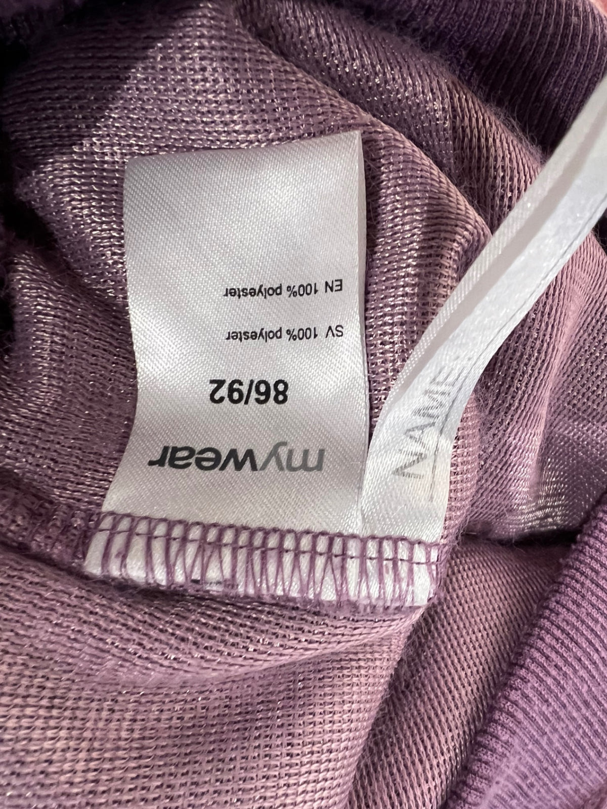MyWearYoung Fleecetröja 86/92 Lila