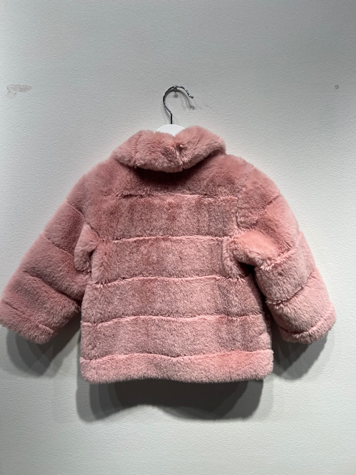 Lindex Fuskpälsjacka 98 Rosa
