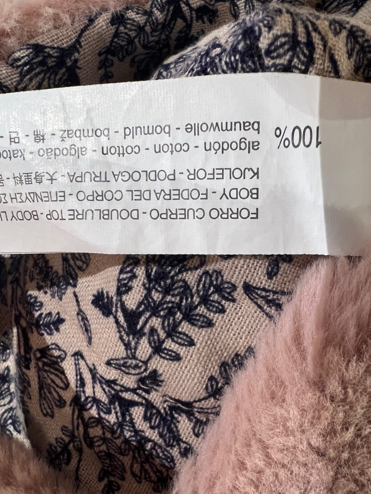 ZARA Fuskpälsjacka 86 Rosa