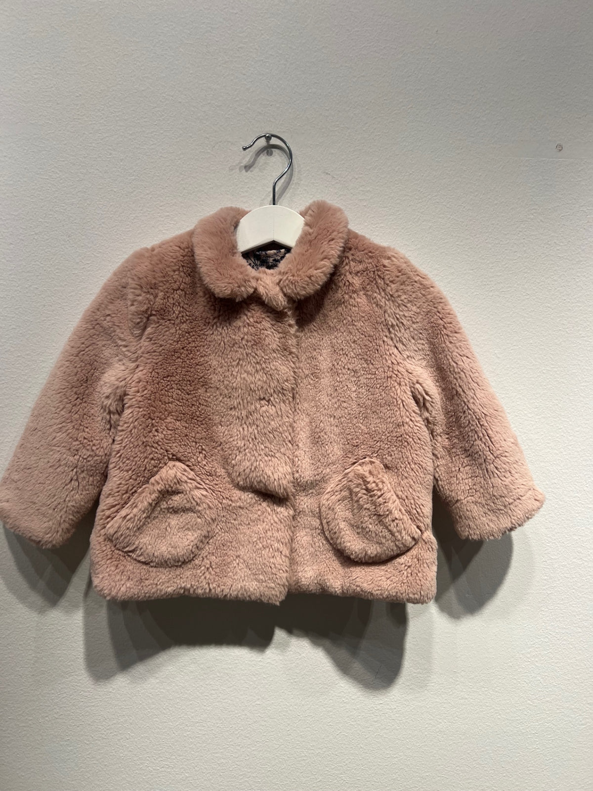 ZARA Fuskpälsjacka 86 Rosa