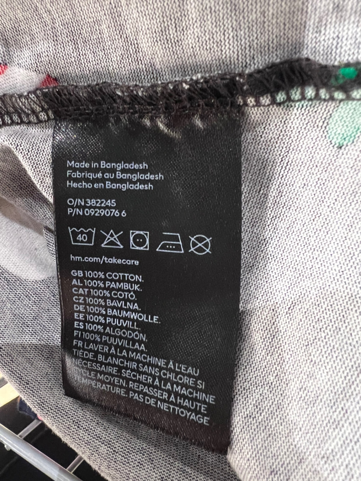 H&M Klänning 110/116 Svart/Jul