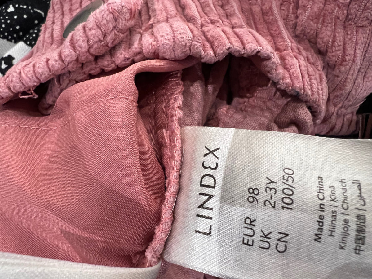 Lindex Manchester byxor 98 Rosa
