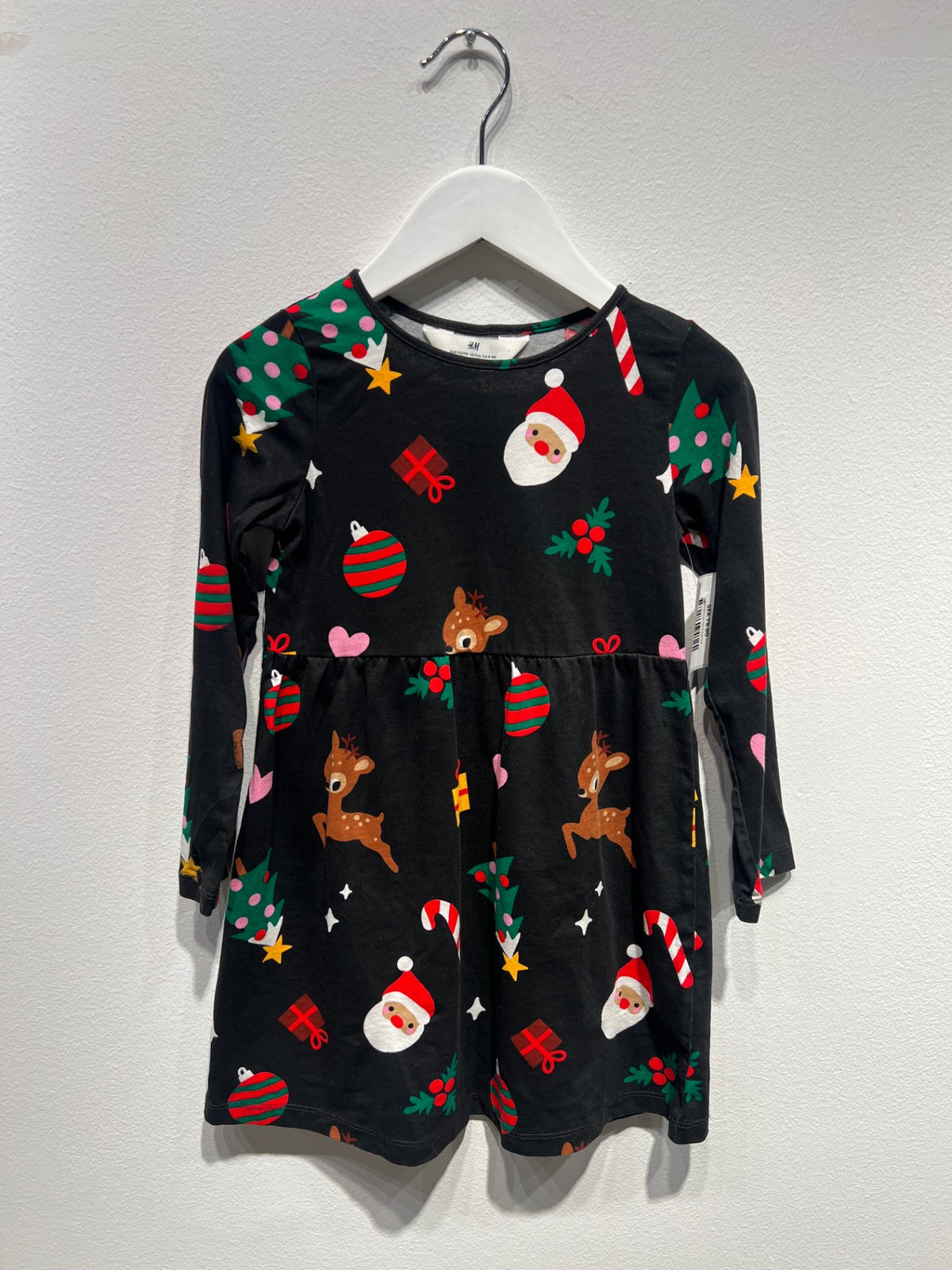 H&M Klänning 110/116 Svart/Jul