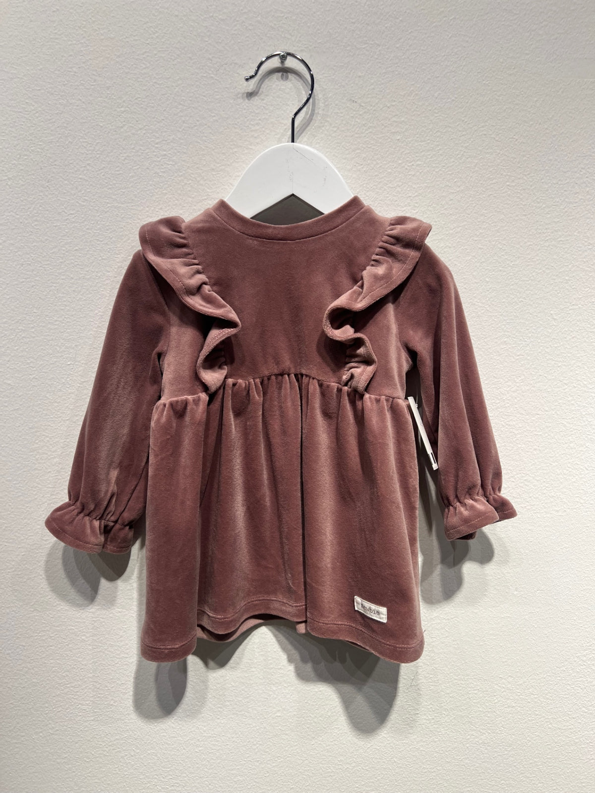 Newbie Velourklänning 68 Lila