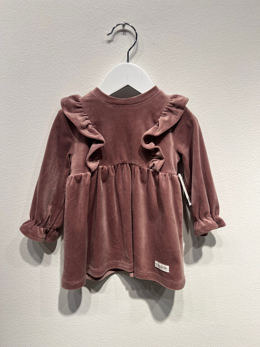 Newbie Velourklänning 68 Lila