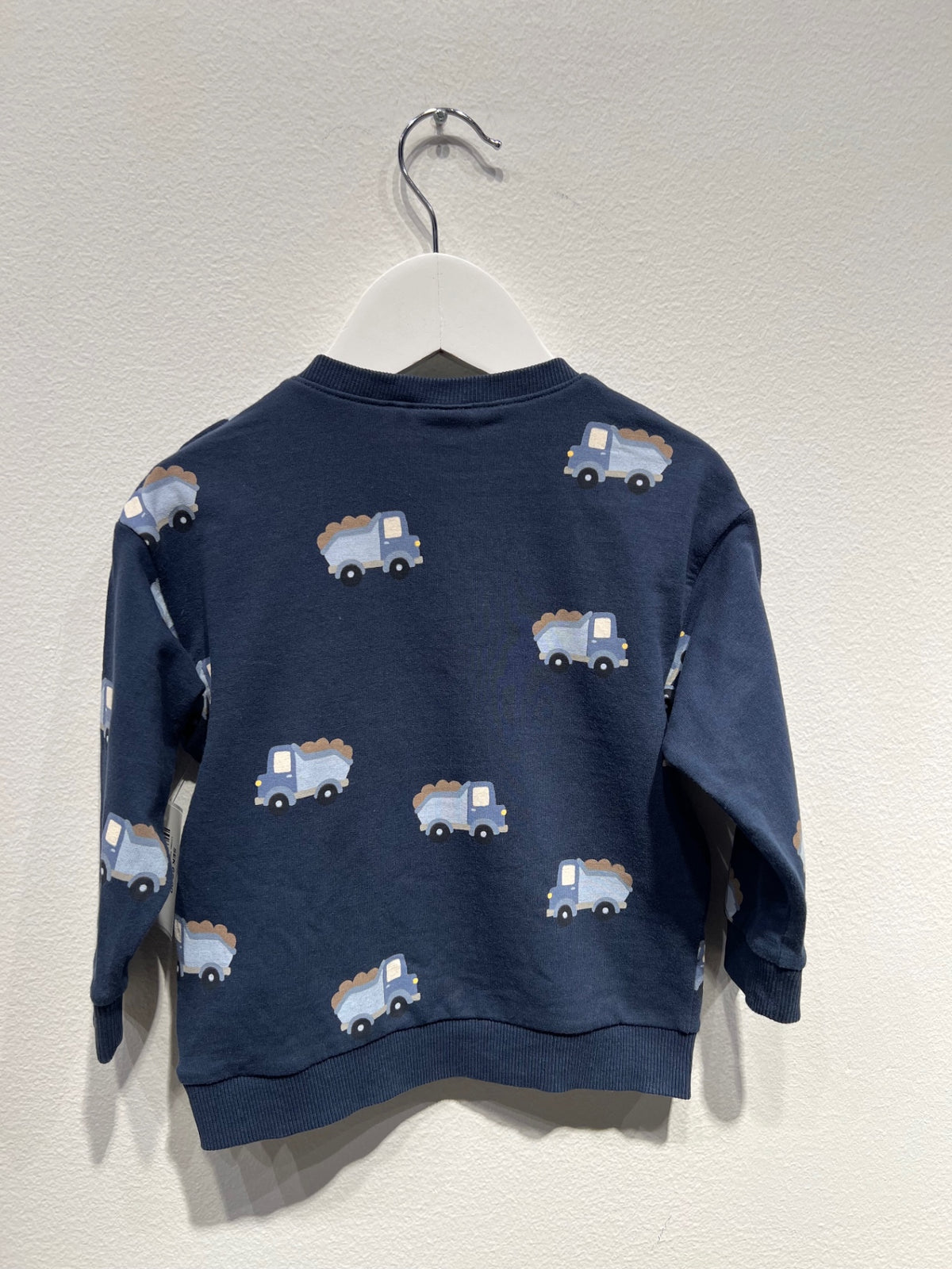 Lindex Tröja 80 Mörkblå/Fordon