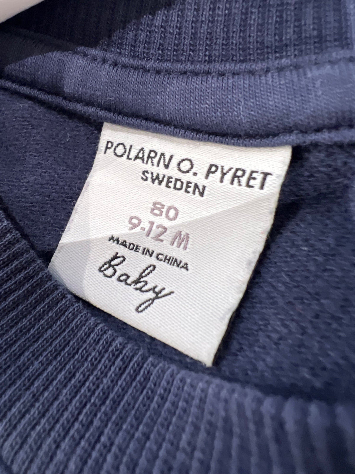 PoP (Polarn O. Pyret) Tröja 80 Mörkblå/Glass
