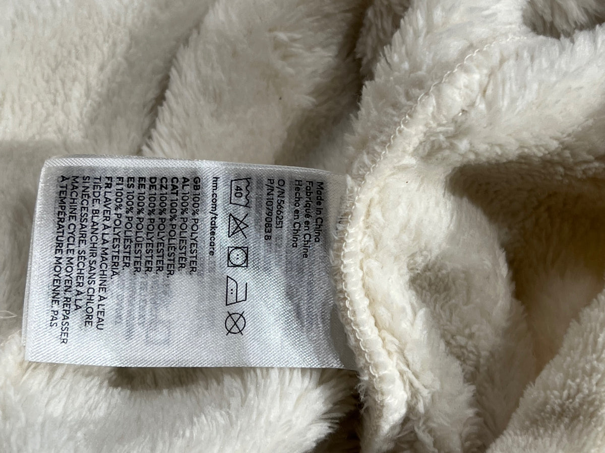 H&M Fleeceoverall 86 Cremevit