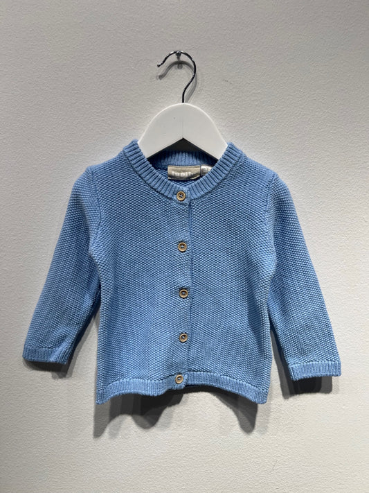 Lupilu Stickad kofta 74/80 Beige / Blå