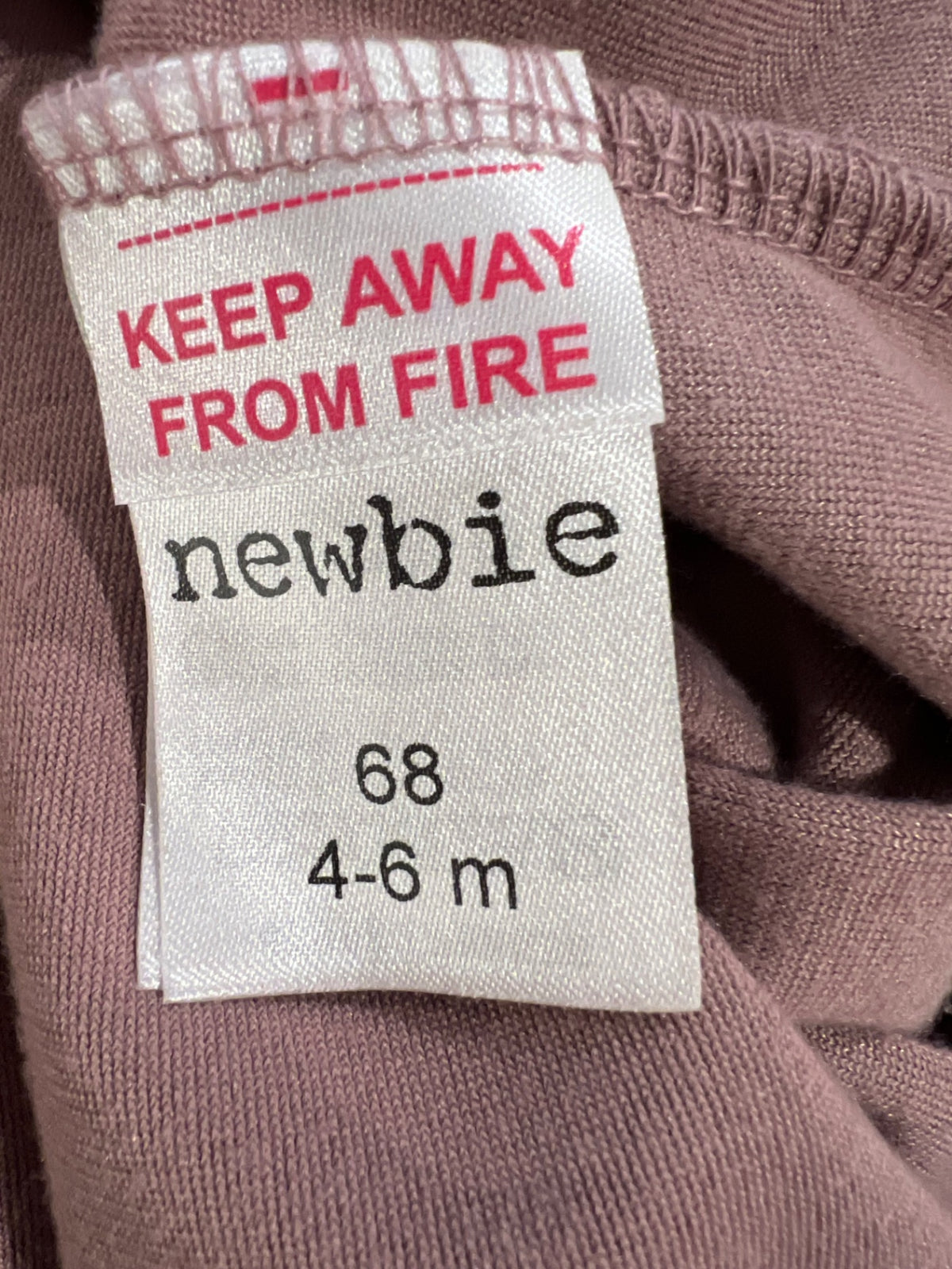 Newbie Velourklänning 68 Lila