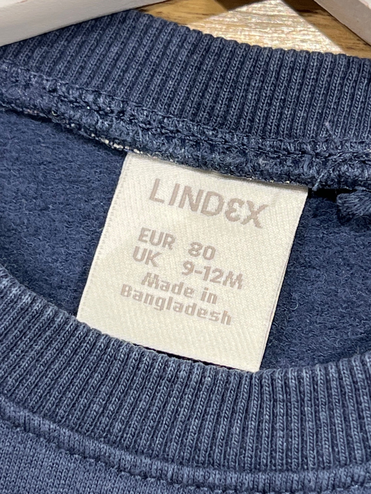 Lindex Tröja 80 Mörkblå/Fordon