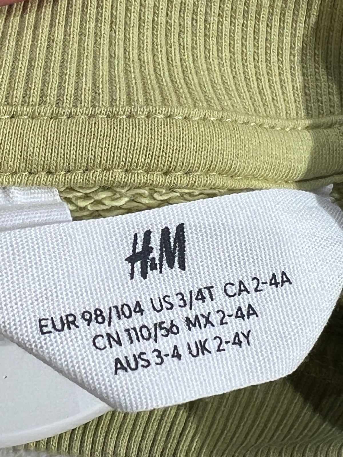 H&M Sweatshirt 98/104 Grön/Häst