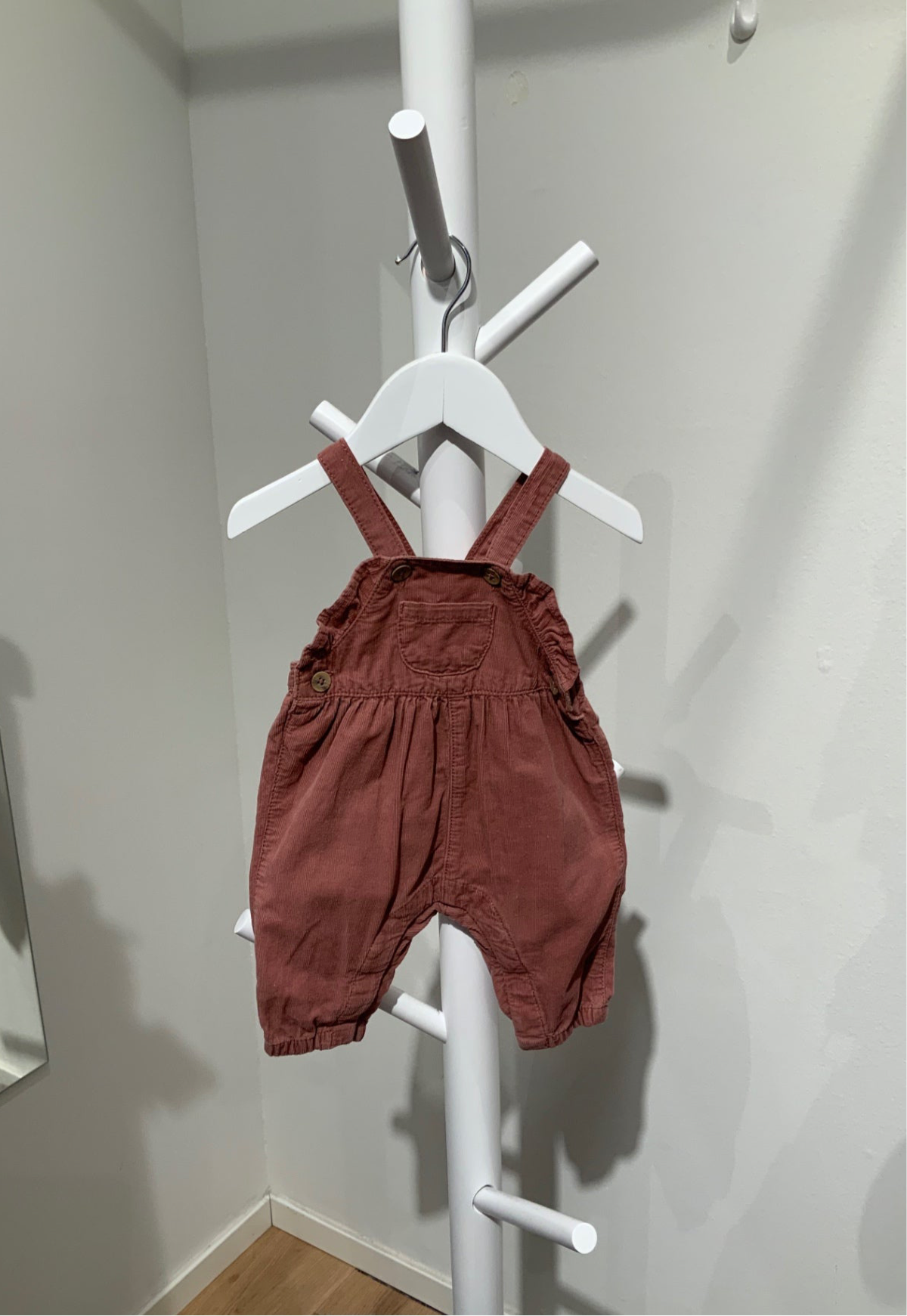 S Newbie Hängselbyxa 56 rosa